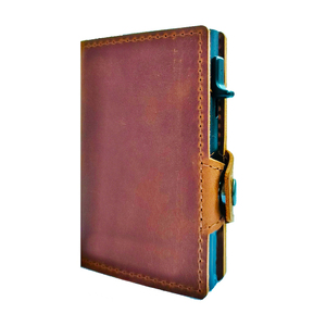 Cartera Delgada para Hombre con Bloqueo RFID, de Cuero Genuino de Primera Calidad, con Botón Lateral y Sistema de Expulsión Automática de Tarjetas - Product Image 4