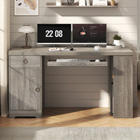 Bureau d'ordinateur simple pour la maison et le bureau, avec tiroir verrouillable, idéal pour l'écriture et l'étude des étudiants, bureau de chambre à coucher
