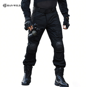<span class=keywords><strong>Pantalon</strong></span> tactique décontracté pour homme, léger, 100 % coton, imperméable, coupe droite, taille mi-haute, braguette zippée, respirant, pour activités de plein air - Product Image 3