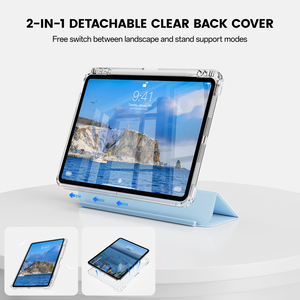 <span class=keywords><strong>Funda</strong></span> Desmontable Deslizante para Tablet con Carcasa Trasera Transparente para <span class=keywords><strong>iPad</strong></span> A16 11 2025 y <span class=keywords><strong>iPad</strong></span> 10.ª Generación 10.9 - Product Image 5