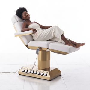 Table de massage multifonctionnelle pour spa, lit de soin facial et des cils, table de traitement pour salon, lit de massage pour extensions de cils, pour esthéticienne - Product Image 1