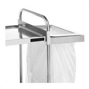 Carrello Porta Rifiuti F0260209 con Supporto per Sacchi per Uso Commerciale - Product Image 2