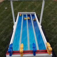 Jeu de course de canards interactif pour enfants et adultes, parc d'attractions, parc d'aventure, parc de trampolines, aire de jeux extérieure en PVC