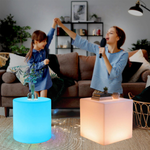 Hot Sale <strong>Portable</strong> Chair Illuminated bar Furniture Plastic <strong>Cube</strong> Chair with <strong>Led</strong> <strong>Lighting</strong> - Product Image 2