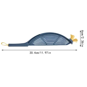 Pot <b>Strainer</b> Plastic Crescent Pan <b>Strainer</b> with Handle for Water Filters Rice Fruit Vegetable Pasta <b>Colander</b> Kitchen Gadgets - Product Image 6