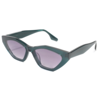 Lunettes de soleil tendance en acétate, forme rectangulaire étroite, branches larges, qualité supérieure, polies à la main, vente en gros, fabricant d'optiques