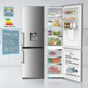Réfrigérateur 310L No Frost à commande électronique, grand espace, <span class=keywords><strong>porte</strong></span> <span class=keywords><strong>multi</strong></span>-flux d'air, congélateur inférieur - Product Image 2