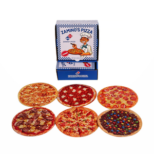 Sacs Mylar style Pizza, formes variées, résistants aux odeurs, mats, épais, 3,5 mil, avec coffret - Product Image 5