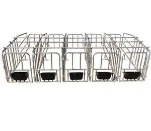 China supplier prefabricated hot dip galvanized steel pig shed animal farming swine housing design hog stall