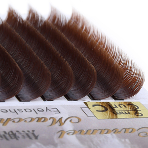 Extensions <span class=keywords><strong>de</strong></span> <span class=keywords><strong>cils</strong></span>, faux-<span class=keywords><strong>cils</strong></span>, volume russe, brun, 1 pièce - Product Image 2