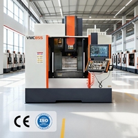 Centre d'usinage CNC avec magazine d'outils 32T en option, refroidissement traversant le broche et convoyeur de copeaux