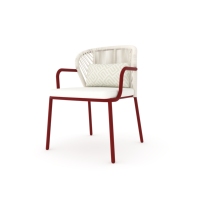 Ensemble de salle à manger d'extérieur moderne, meubles de patio, table et chaises, résistant aux intempéries, pour villa, hôtel, terrasse