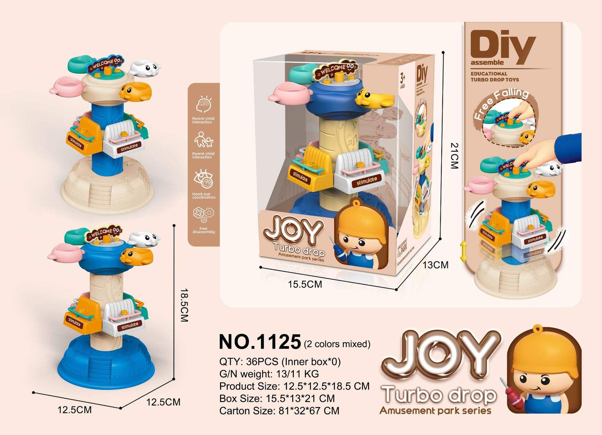 Assembled chair lift LMS-1125, 36PCS/CTN