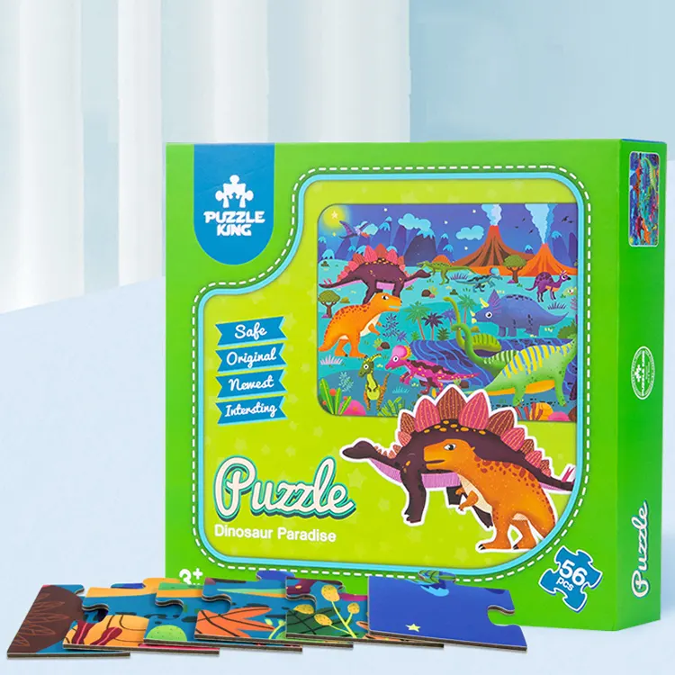 ULi Wholesale dinosaur jigsaw puzzle game jigsaw children puzzle for kids toys educational