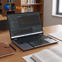 Ordinateur portable professionnel CoreNest 15,6 pouces avec double écran 7 pouces, processeur Intel N150, 8 Go, 16 Go, 32 Go de RAM, SSD 1 To