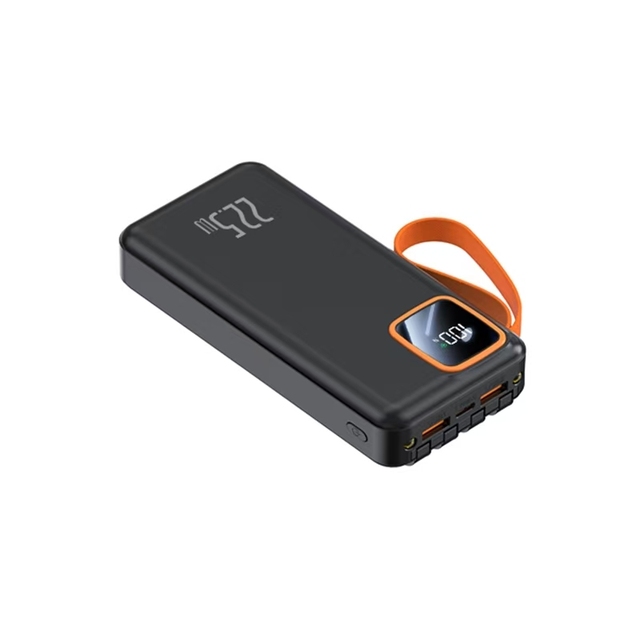 Premium Power Bank 20000mah 22.5W PD Fast Charging 4 Cables LED Display Dual USB Type-C Outdoor Use Tourclight Travel Friendly
