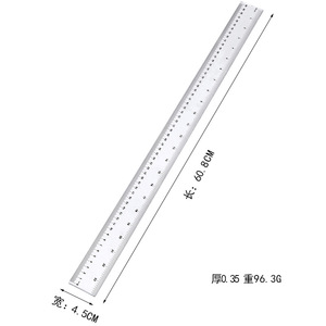 Trẻ em lớp học thước kẻ cm và inch 20cm 30 cm 40cm 50cm 60cm Công cụ soạn thảo cho văn phòng nhà trường người lớn học sinh - Product Image 4