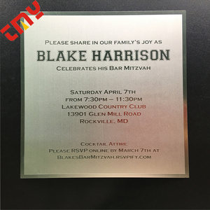 Inglés invitación de la boda de Christian invitación de la boda de lujo tarjeta 2017 - Product Image 2