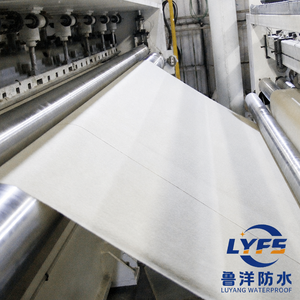 Rouleau de <span class=keywords><strong>géotextile</strong></span> non tissé haute résistance en PP, largeur de 2m à 6m, pour la stabilisation des sous-sols routiers et le drainage - Product Image 1