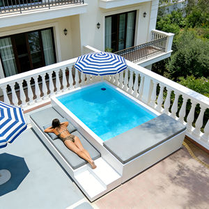 Piscina de Hidromasaje Acrílica para Patio Trasero de Villa, Directo de Fábrica, con Función de Masaje, Piscina Elevada - Product Image 3