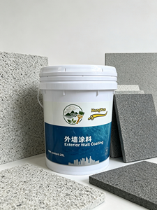 Revêtement granité mat en <span class=keywords><strong>sable</strong></span> acrylique couleur naturelle, haute résistance aux UV et anti-décoloration, pour application par pulvérisation, idéal pour villas en climat chaud et désertique - Product Image 6