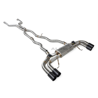 Système d'échappement Catback avec soupapes à commande à distance et silencieux pour BMW 750 750i 4.4T G11 G12 2016-2022, en acier inoxydable SS304, pour performance accrue
