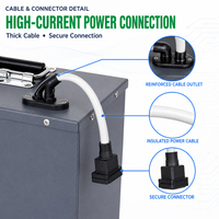 Batterie au lithium LiFePO4 72V 100Ah haute puissance avec BMS intelligent pour moto électrique, scooter, remplacement de batterie au plomb-acide pour véhicules électriques