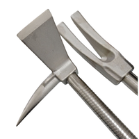 Outil d'entrée forcée Halligan de 24'', 30'', 36'', 42'', pour pompiers, en acier au carbone forgé 45, outil de sauvetage d'urgence, outil de démolition