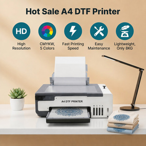 Goosam New Arrivals Customize Pink A4 Dtf <b>Printer</b> Automatic DTF Ink <b>Printer</b> Printing Machine T Shirt DTF <b>Printer</b> for Clothes - Product Image 1