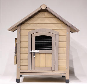 Grand espace <span class=keywords><strong>de</strong></span> luxe OEM protection contre la pluie et le soleil cabine <span class=keywords><strong>en</strong></span> bois naturel lapin <span class=keywords><strong>cabane</strong></span> <span class=keywords><strong>en</strong></span> rondins niche pour chien villa pour animaux <span class=keywords><strong>de</strong></span> compagnie maison avec fenêtre et porte - Product Image 3