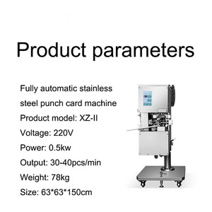 業務用ミンチ肉ハムソーセージシールシステム切り抜き切断装置ソーセージ充填ソーセージパンチングマシン - Product Image 5