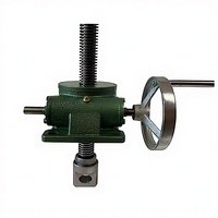 Criques de levage mécaniques industriels 3 tonnes 4 tonnes, système de vérin à vis à transmission par engrenage à vis sans fin, réducteurs de vitesse