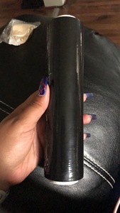 Black 13inch*200ft Plastic Body Wrap - Plastic Paper Tube, Stomach Wrap  Stretch Body Wrap-For Exercise, Running, and Slimming - Product Image 4