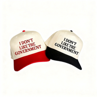 Casquettes de baseball bicolores personnalisées à 5 panneaux pour hommes et femmes, avec logo imprimé, style trucker et casquettes A-Frame, vente en gros