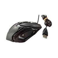 Ratón para Juegos con Cable Óptico Inteligente DPI12000, Retroiluminación LED, Ergonómico para Computadoras de Escritorio y Portátiles, con Certificados CE y ROHS