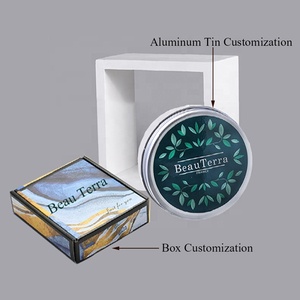 Envase Redondo de Metal para Pomada con Tapa de Rosca Personalizada, 100g 120ml 150ml 4oz, Lata de Aluminio Plateada Vacía de 5ml a 250ml - Product Image 6