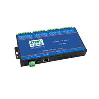 Passerelle de données industrielles vers le cloud - Convertisseur RS485 vers Ethernet isolé 16 ports avec ARM9 Linux, prise en charge de Modbus et de MQTT