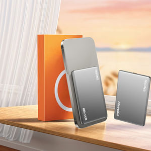 Vente en gros de banques d'alimentation <span class=keywords><strong>sans</strong></span> fil magnétiques personnalisées avec logo, design fin et léger, 5000 mAh, charge <span class=keywords><strong>rapide</strong></span>, type C, mini powerbank - Product Image 5