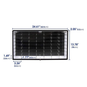 Vitrine murale en acrylique pour voitures miniatures 1/64, 56 emplacements, compatible avec les collections Hot Wheels et Matchbox - Product Image 3