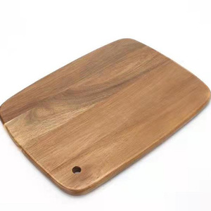 Acacia <b>Wood</b> Cutting Board Round Customized Size Kitchen Chopping <b>Block</b> For Fruit Bread Use - Product Image 4