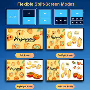 Affichage numérique interactif certifié CE Rohs Emc, écran LCD, écran tactile ultra fin, kiosque, centre commercial - Product Image 4