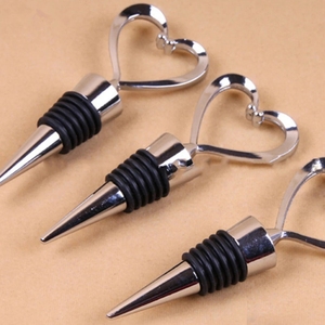 Bouchon de bouteille de vin en alliage de zinc avec verseur en cristal pour champagne, design cœur, scellé sous vide, cadeau de mariage, dropshipping - Product Image 6