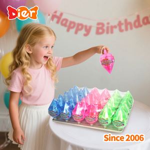 Piruleta de <span class=keywords><strong>caramelo</strong></span> duro con forma de <span class=keywords><strong>chupete</strong></span> personalizada al por mayor con juguete giratorio interactivo, rellenos a granel para bolsas de regalo infantiles, de fábrica - Product Image 5