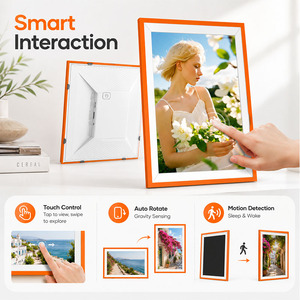 Marco de Fotos Digital de 10.1 Pulgadas con WiFi, Pantalla Táctil en <span class=keywords><strong>la</strong></span> <span class=keywords><strong>Nube</strong></span>, 32GB, Carga Inteligente de Fotos y Videos <span class=keywords><strong>a</strong></span> Través de una Aplicación Gratuita, Reloj, Regalo Familiar - Product Image 2