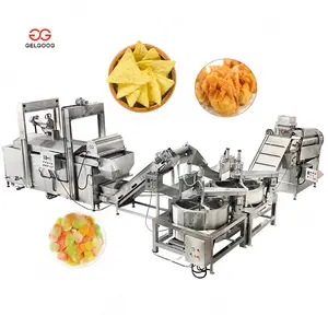 3d Snacks Multi-Grain Chips Fryer Prawn Shrimp Cracker Frying Machine