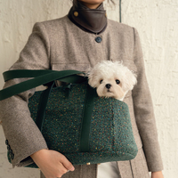 Sac de transport léger en tweed pour animaux de compagnie pour animaux de compagnie de petite taille 8kg chien chat sac de transport pour animaux de compagnie