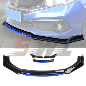 Paraurti per Auto 4 pz/Set Parti Sportive Auto Kit Carrozzeria Pala Anteriore Modifica Anti-Collisione Spoiler Anteriore Labbro Anteriore Universale - Product Image 3
