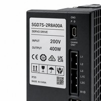 Servomoteur industriel de haute performance 400W AC 200V monophasé avec interface logique SGD7S-2R8A00A