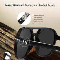 Lunettes pour hommes et femmes pour protéger contre les rayons UV Lunettes de soleil polarisées élégantes pour la photographie de rue Lunettes de soleil de luxe