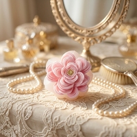 Moule en silicone pour maison d'animaux et fleurs variées, pour la fabrication de résine, d'aromathérapie, de plâtre, de décoration intérieure, de chocolat, de fondant et de bougies en forme de rose